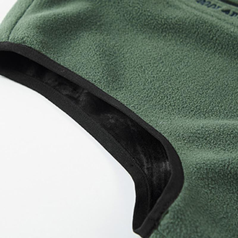 Mens Casual Stand Collar Thin Fleece Polar Fleece Warm Loose Vest 13778258M