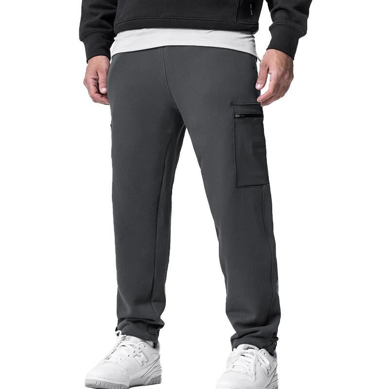 Mens Casual Sports Multi-Pocket Drawstring Pants 59152817Y