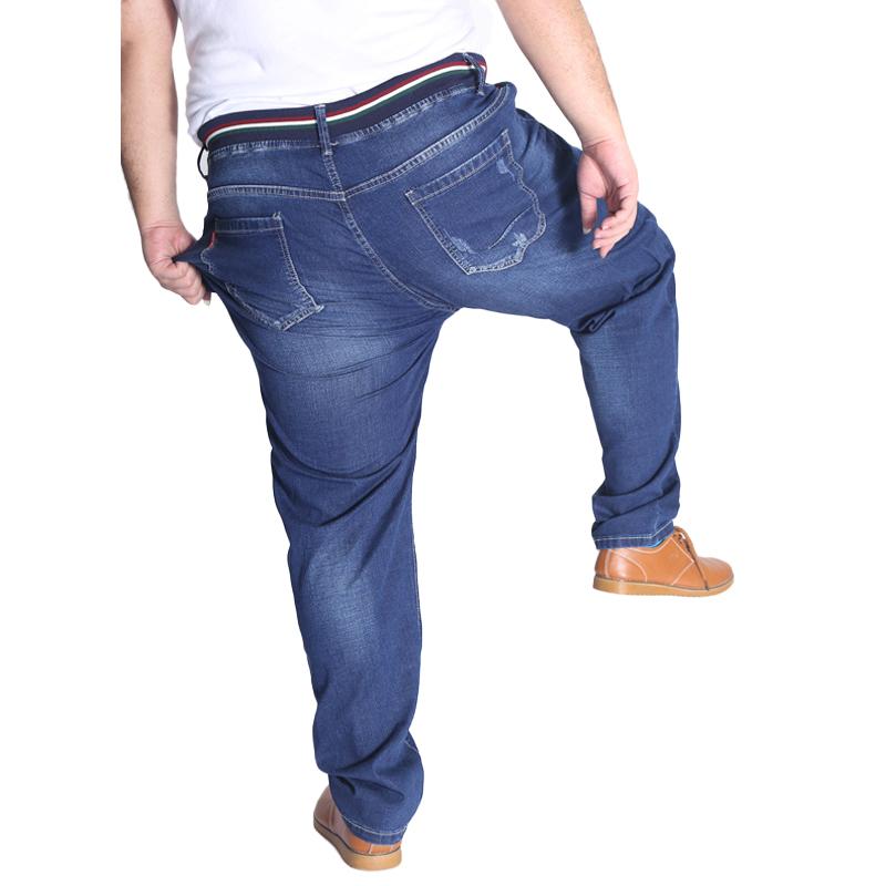 Mens Plus Size Casual Solid Color Stretch Drawstring Jeans 86573707Y