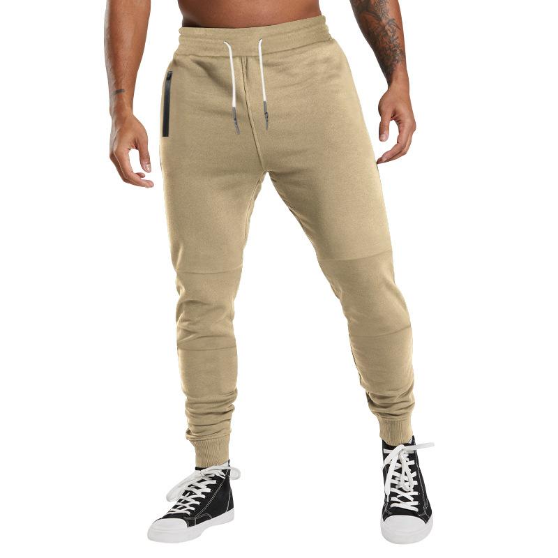 Mens Casual Cotton Elastic Waist Loose Sweatpants 04200036M