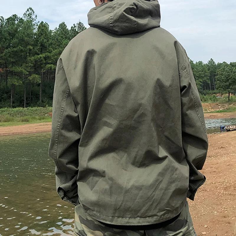 Mens Pullover Hooded Solid Color Outdoor Hoodie 34978835X