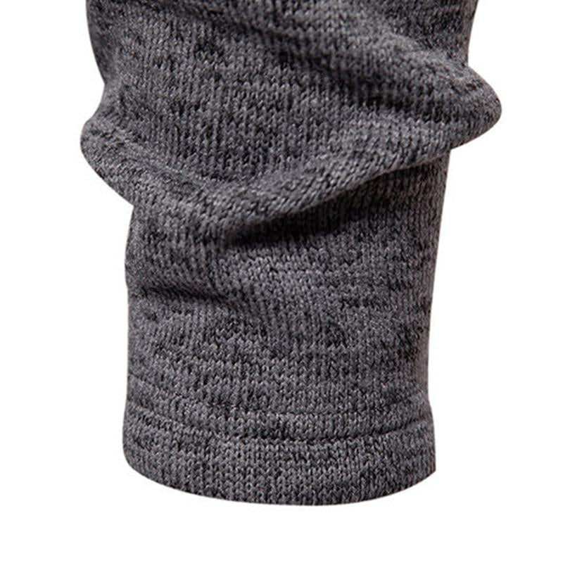 Mens Casual Pile Collar Warm Long Sleeve Pullover Sweatshirt 31492774M
