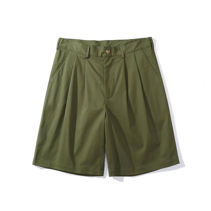 Mens Cotton Solid Straight Casual Shorts 63271469Z