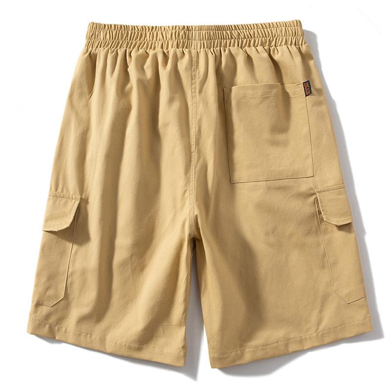 Mens Casual Quick Dry Loose Elastic Waist Sports Shorts 81512858M