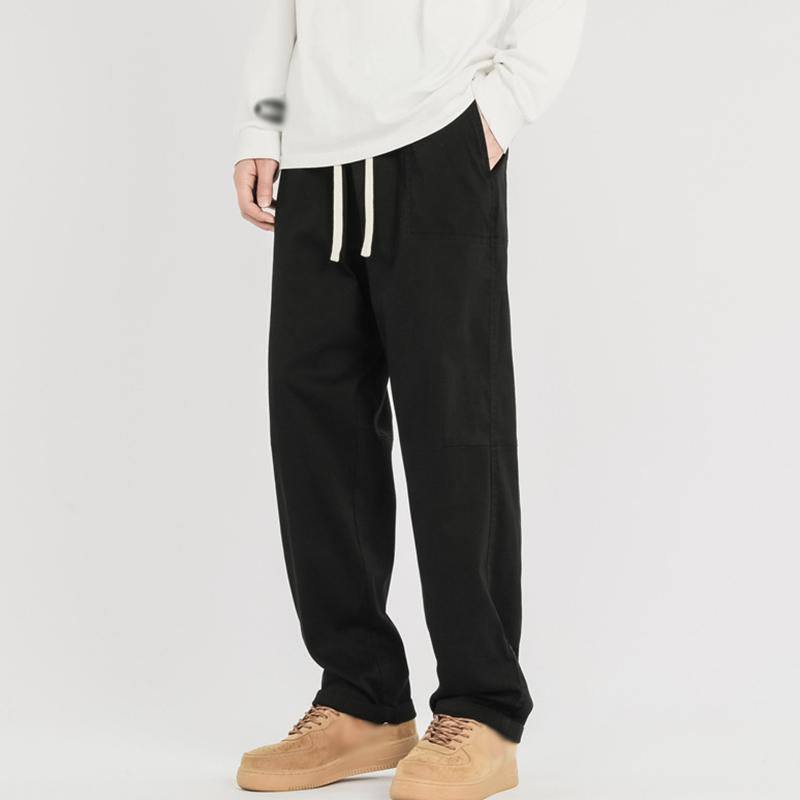 Mens Vintage Loose Multi Pocket Straight Leg Cargo Pants 88705427M