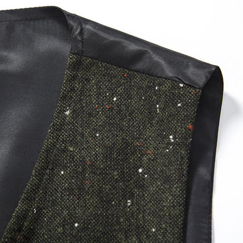 Mens Vintage Double Breasted Suit Vest (Shirt and Tie Excluded) 44210081M