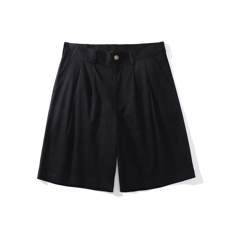Mens Cotton Solid Straight Casual Shorts 63271469Z