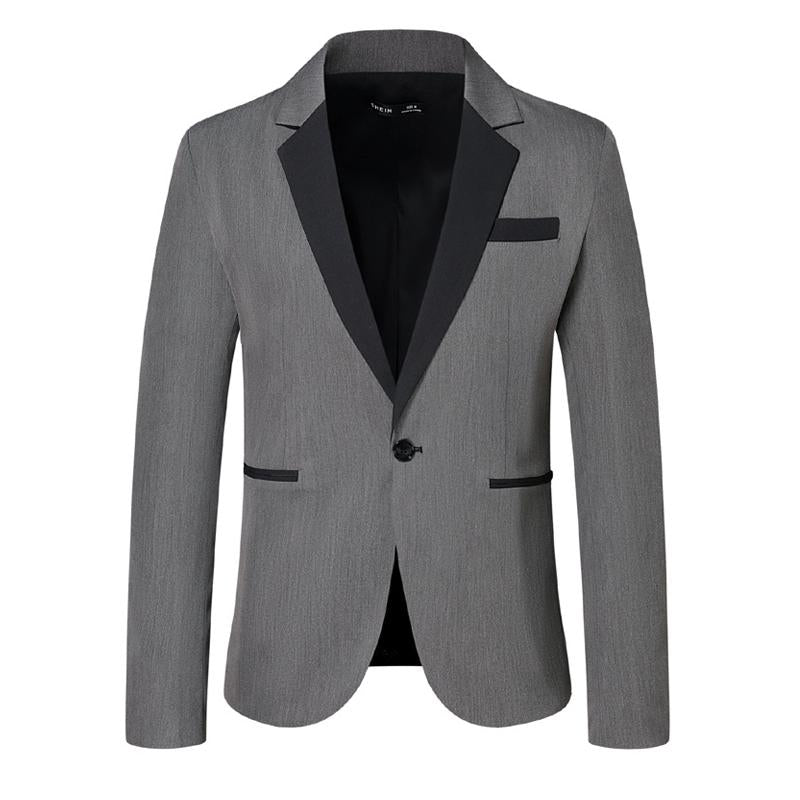 Mens Casual Colorblock One Button Blazer 70409013Y