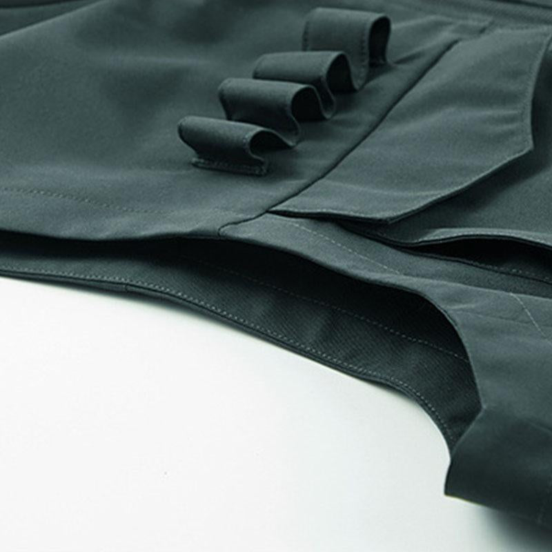 Mens Casual Outdoor Stand Collar Multi-pocket Quick-Dry Work Vest 53577457M