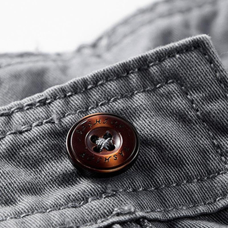 Mens Casual Cotton Bee Embroidered Cargo Shorts 55142002M