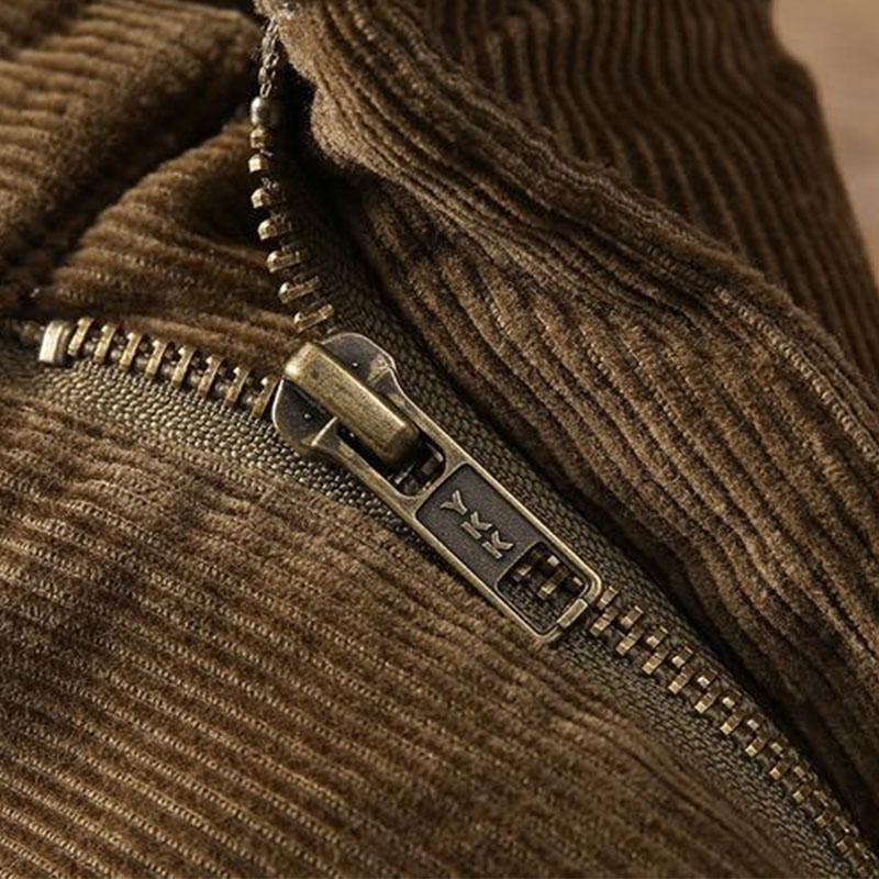 Mens Vintage Corduroy Loose Straight Cargo Pants 39691217M