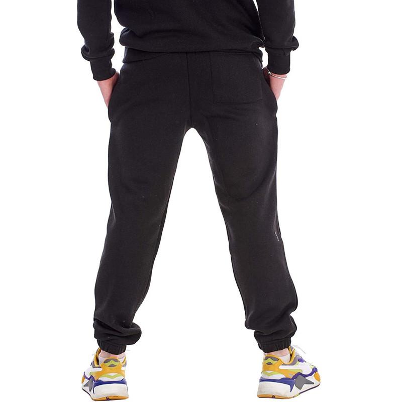 Mens Solid Color Plush Loose Elastic Waist Sports Casual Sweatpants 56549504Z