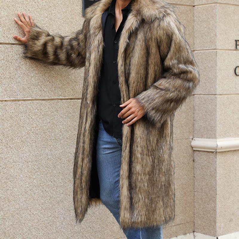 Mens Vacation Soft Outdoor Warm and Comfortable Coat 72264523X