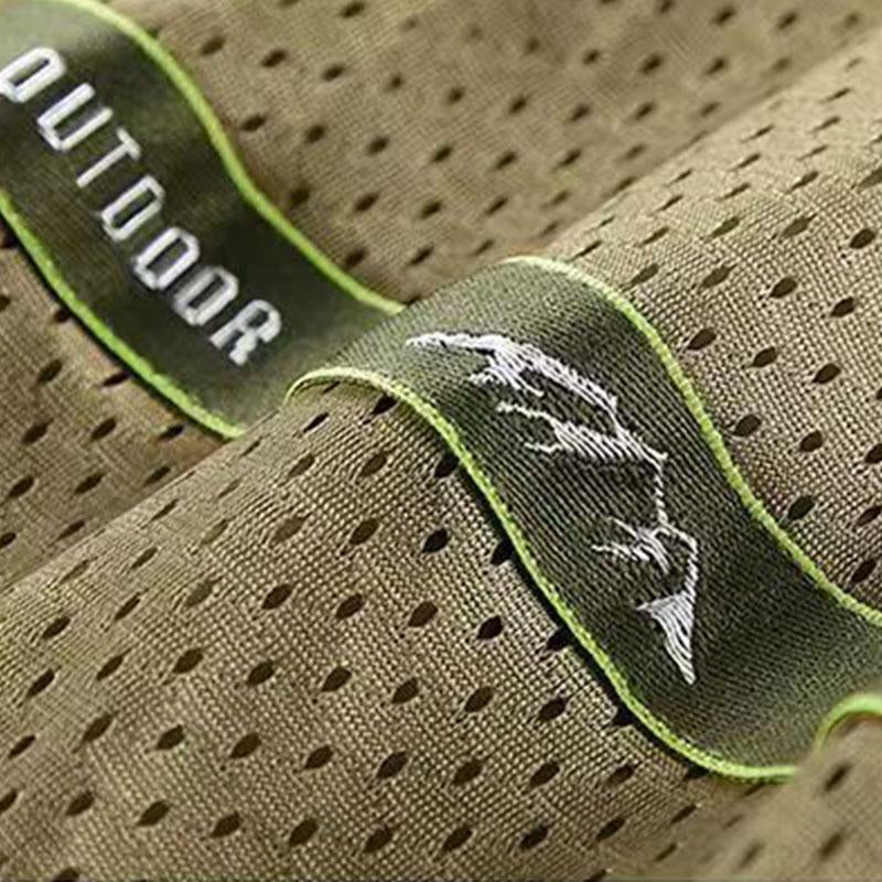 Mens Casual Thin Multi-pocket Loose Quick-Drying Vest 71093627M