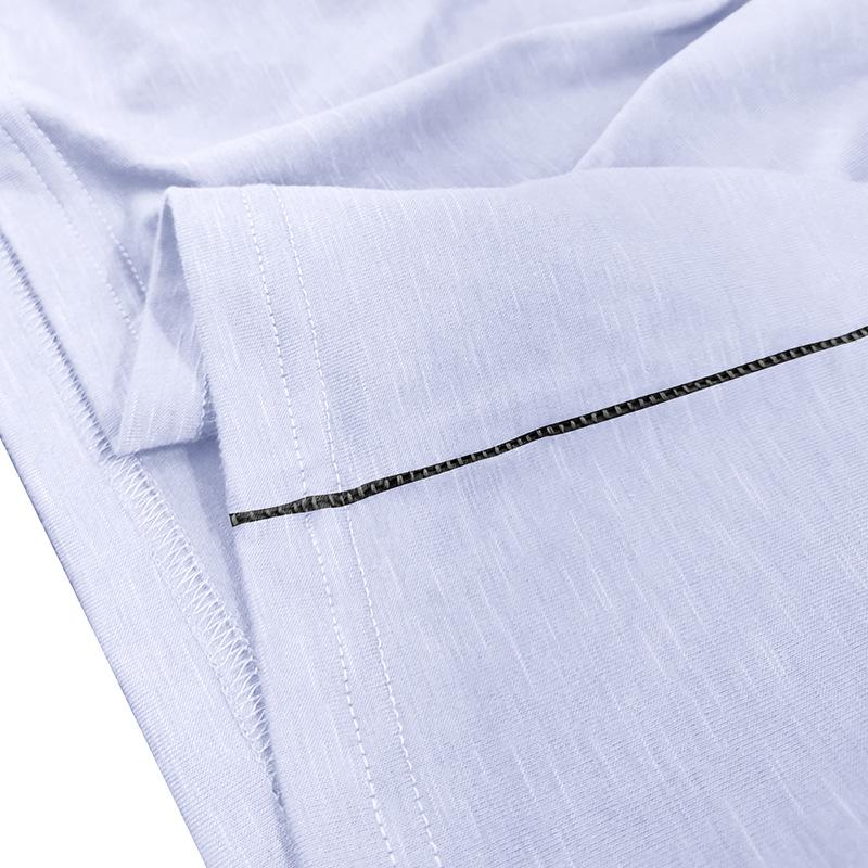 Mens Solid Color Long Sleeve Lapel Polo Shirt 28855071X