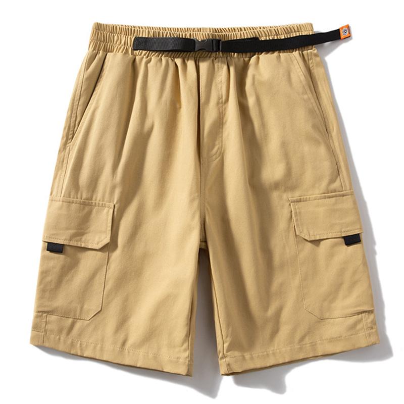Mens Casual Quick Dry Loose Elastic Waist Sports Shorts 81512858M