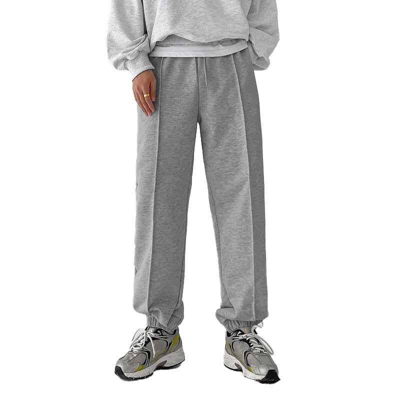 Mens Sports Casual Loose Elastic Solid Color Pants 99157550X