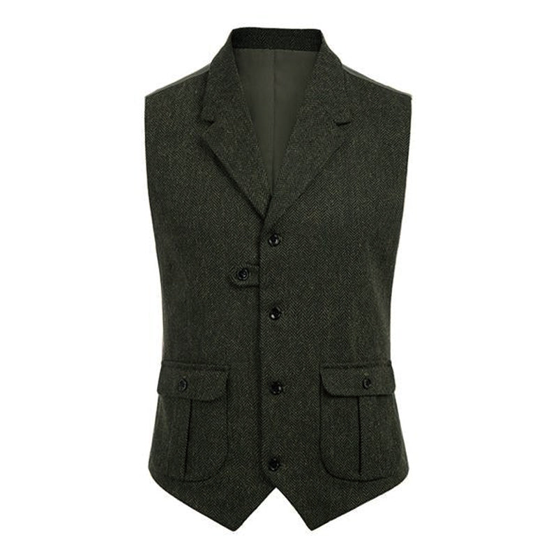 Mens Single Breasted Casual Suit Vest 69845479M