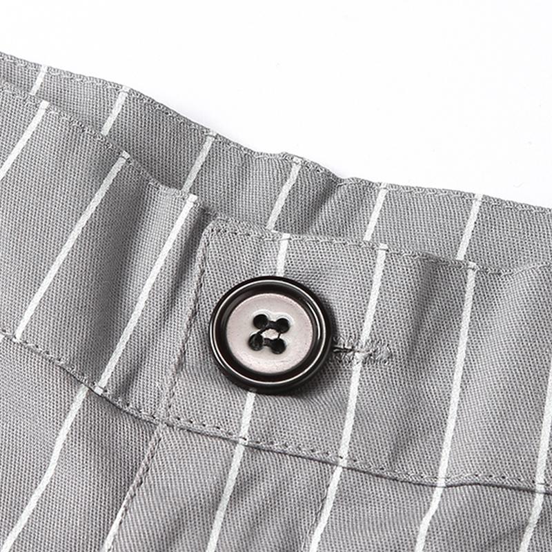 Mens Striped Straight Slim Suit Trousers 68345522Z