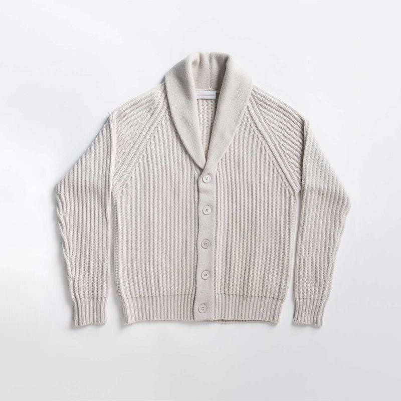 Mens Lapel Single Breasted Casual Knit Cardigan 88773493Z
