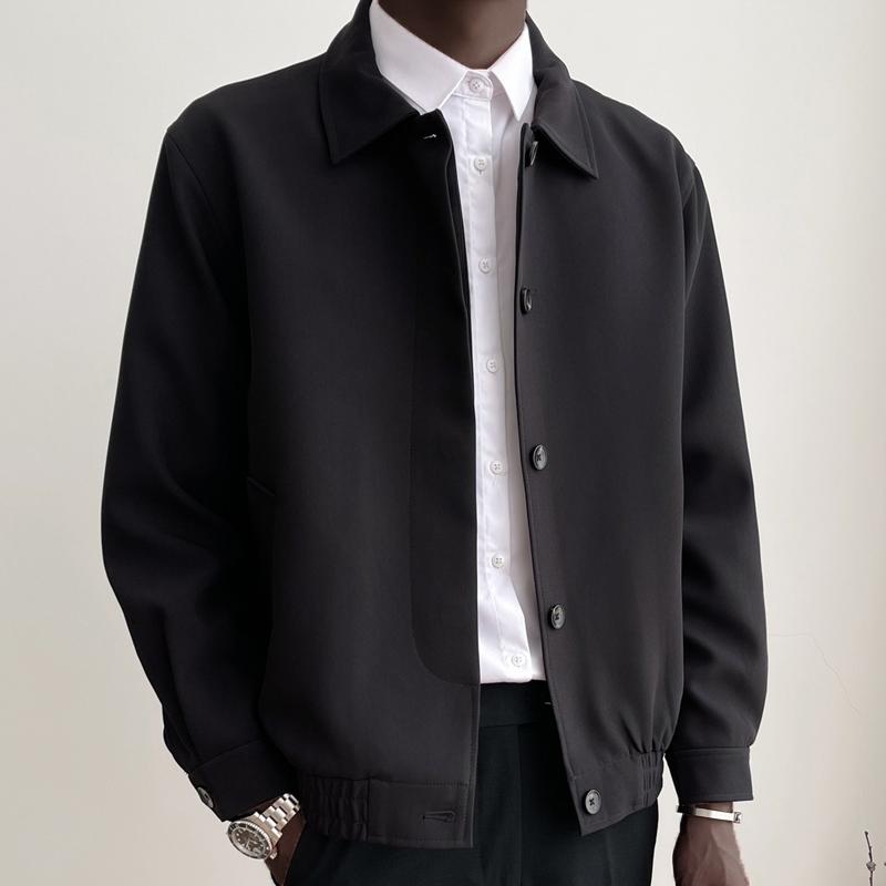 Mens Casual Lapel Short Profile Jacket 38713551Z