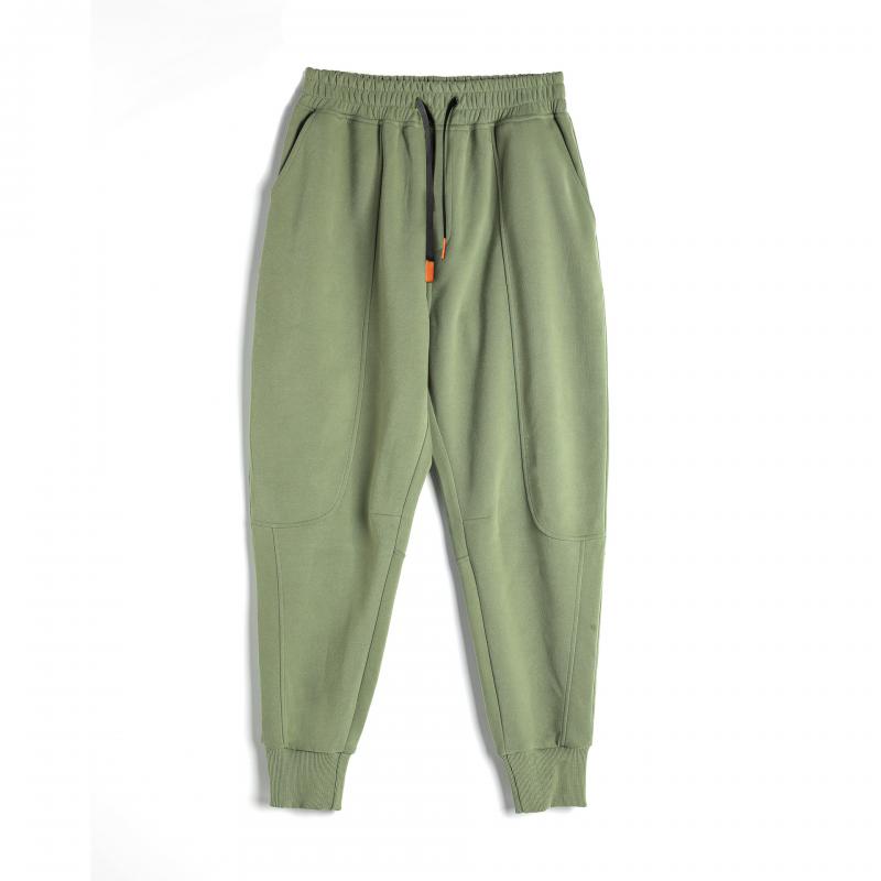 Mens Solid Color Loose Elastic Waist Sweatpants 85674025Z