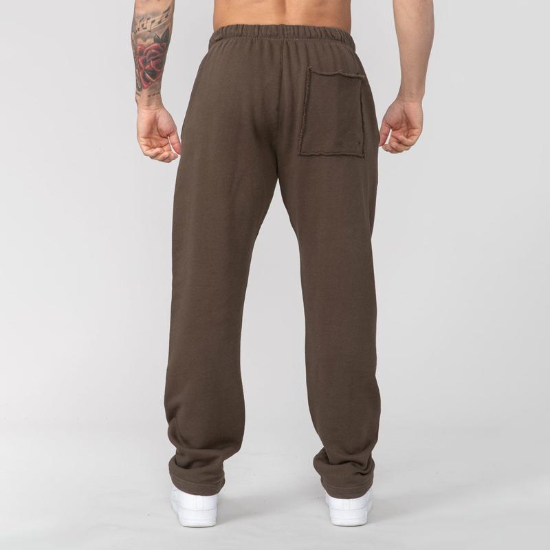 Mens Solid Color Loose Straight-through Casual Sweatpants 45666166Z