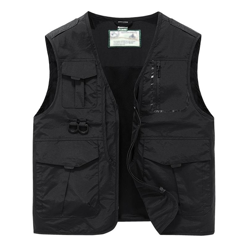 Mens Multi-pocket Outdoor Quick-drying Vest 44674862Z