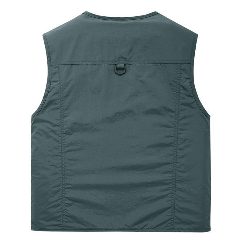 Mens Multi-pocket Outdoor Quick-drying Vest 44674862Z