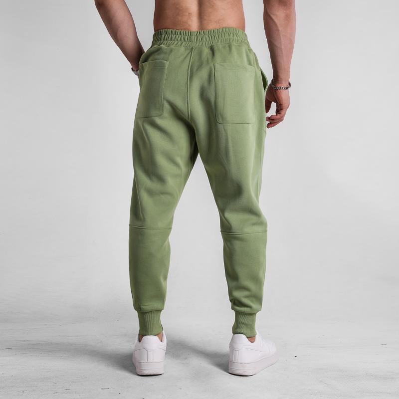 Mens Solid Color Loose Elastic Waist Sweatpants 85674025Z