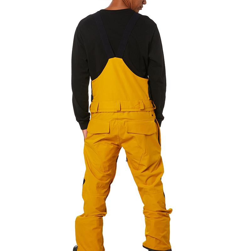 Mens Color Block Loose Multi-pocket Cargo Overall 89713016Z