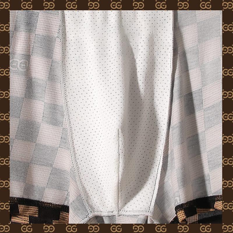 Mens Underwear 4 Pcs Retro Geometric Letters Print Breathable Boxer Briefs Set 57589817Z