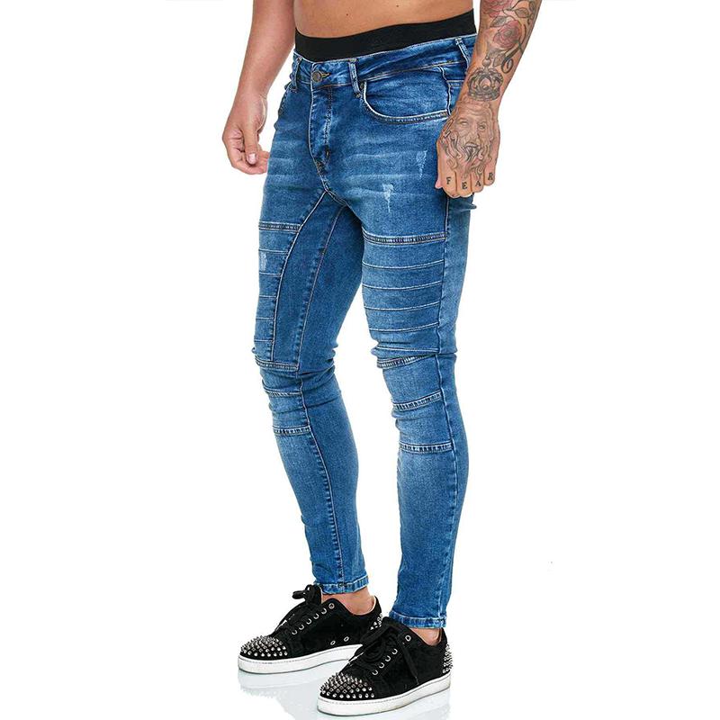 Mens Fashion Tight Rider Casual Jeans 43509606Z