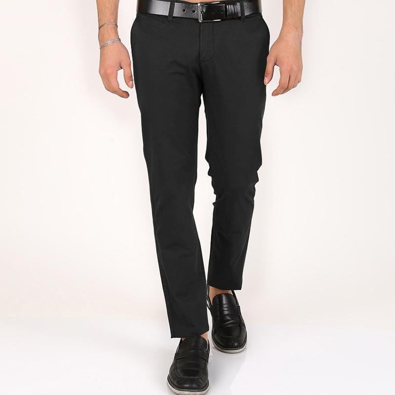 Mens Business Casual Solid Color Suit Pants 18094375Z