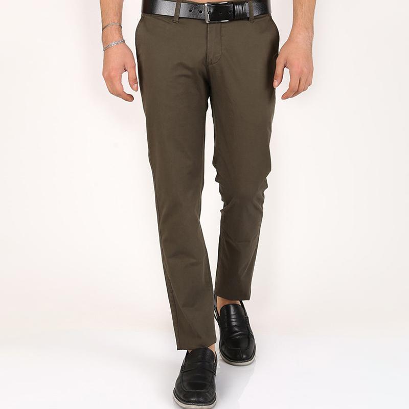 Mens Business Casual Solid Color Suit Pants 18094375Z
