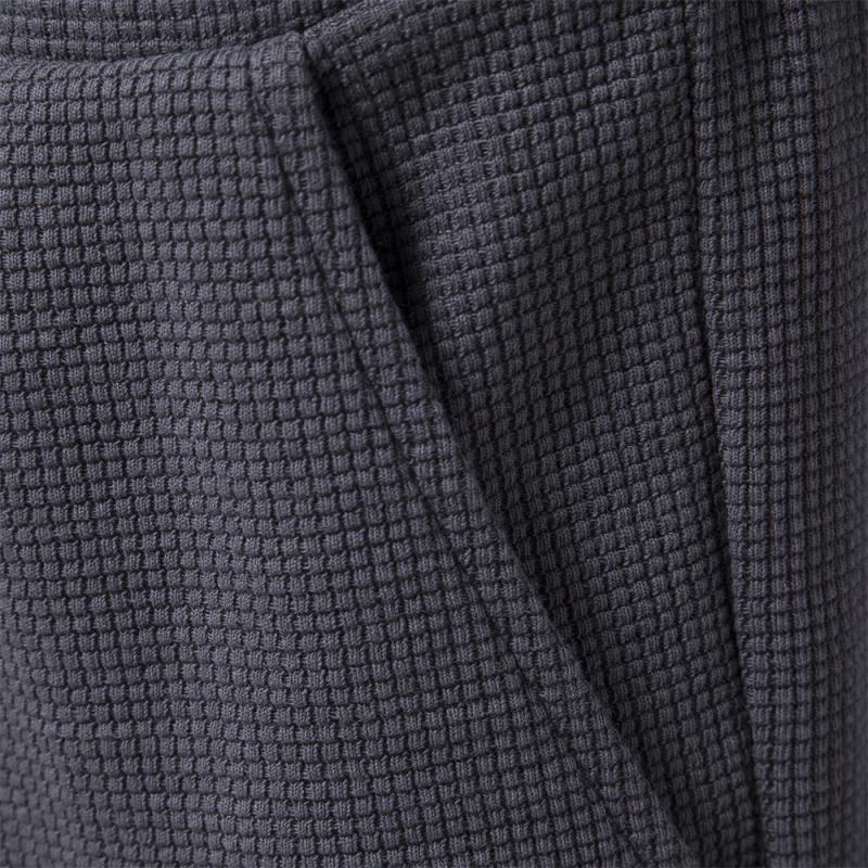 Mens Casual Solid Color Elastic Waist Drawstring Sport Shorts 58817635M