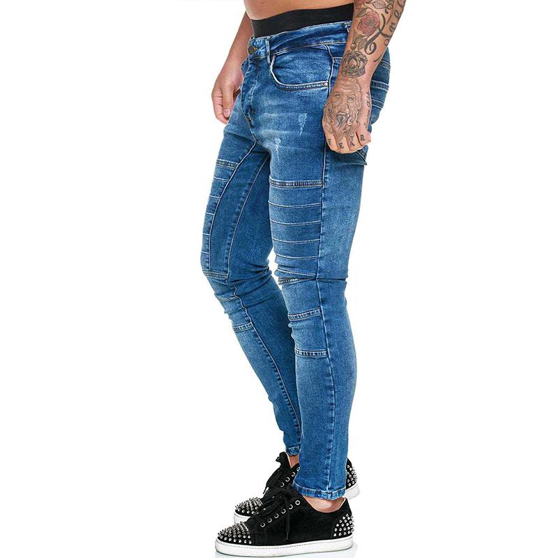 Mens Fashion Tight Rider Casual Jeans 43509606Z