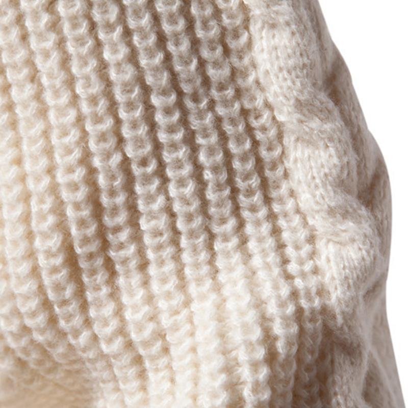 Mens Solid Round Neck Long Sleeve Knit Casual Sweater 18000227Z