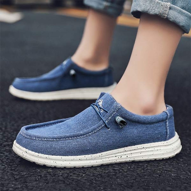 MENS CANVAS LOAFERS 25677715