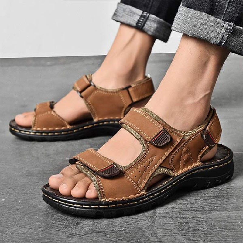 MENS HAND SEWN CASUAL SANDALS 19087941