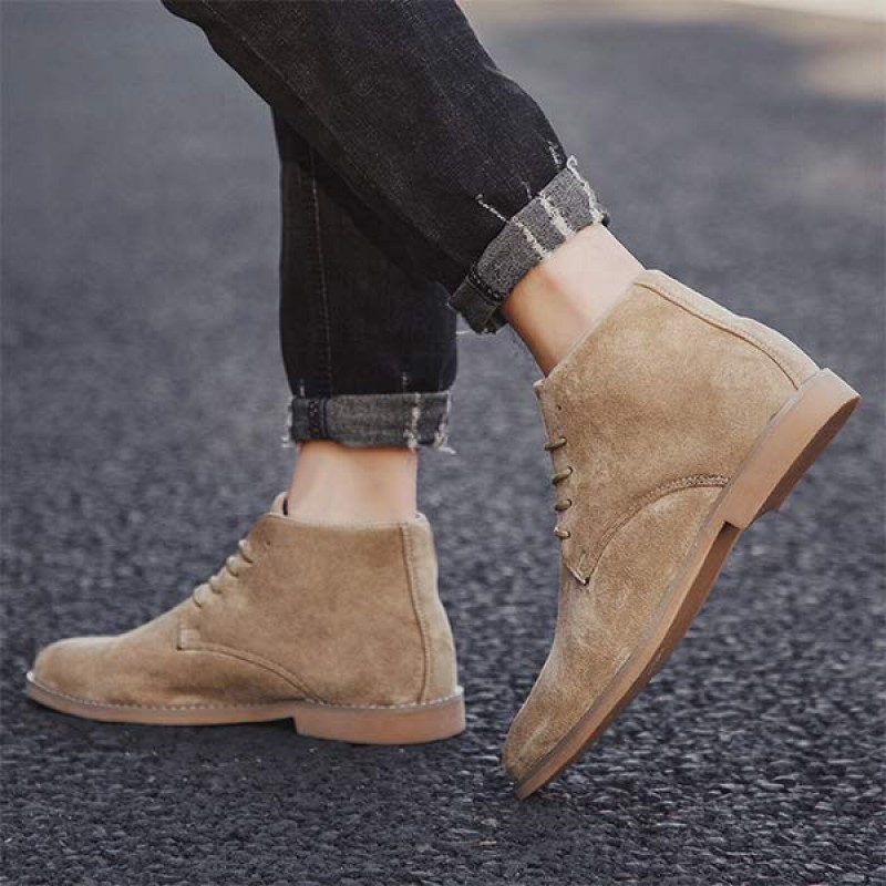 MENS LACE-UP ANKLE BOOTS 97769989