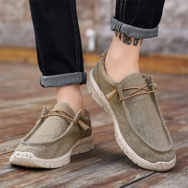 MENS CANVAS LOAFERS 19263054