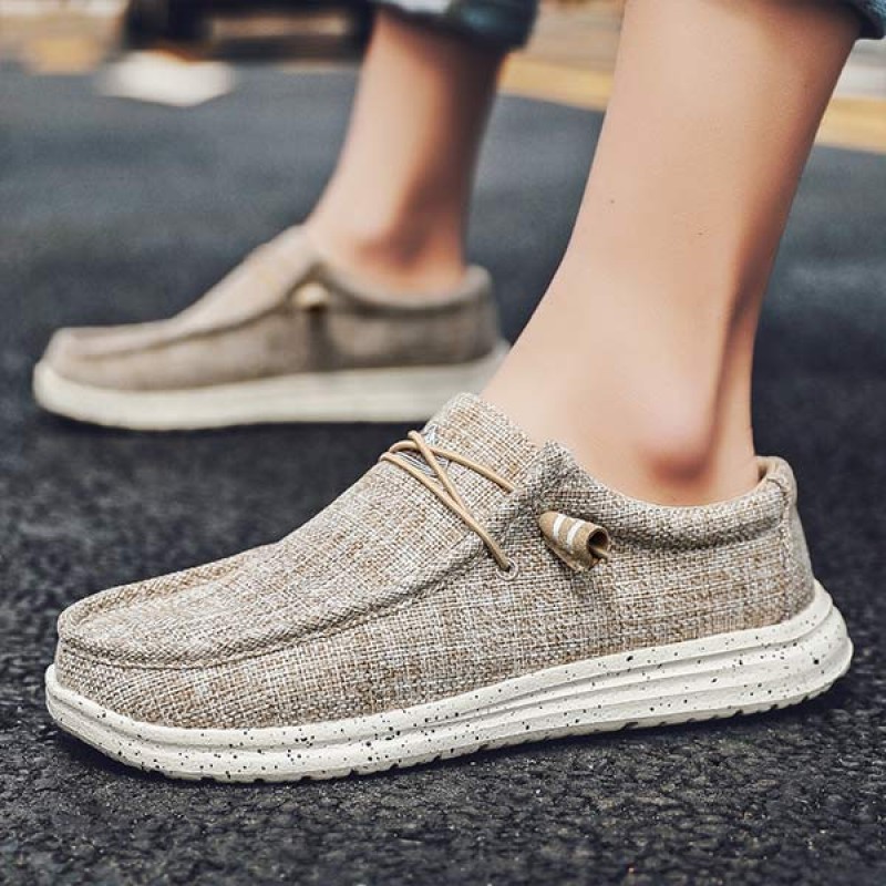 MENS CANVAS LOAFERS 25677715