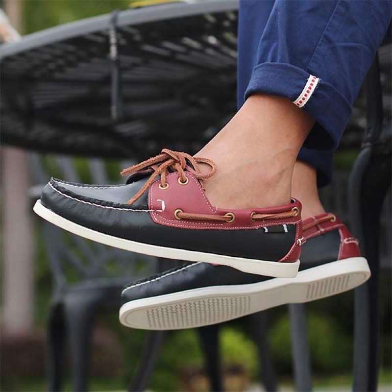 MENS LEATHER BOAT SHOES 41603460