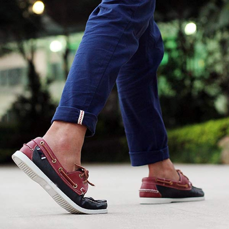 MENS LEATHER BOAT SHOES 41603460
