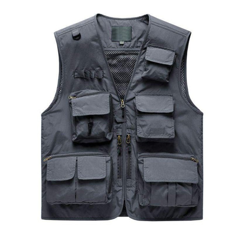 MENS THIN ZIP VEST 16021761W