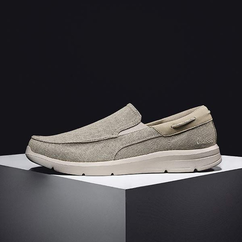 MENS LIGHTWEIGHT SLIP-ON CANVAS SHOES 66392529