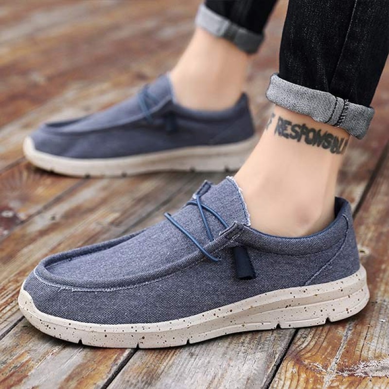 MENS CANVAS LOAFERS 19263054