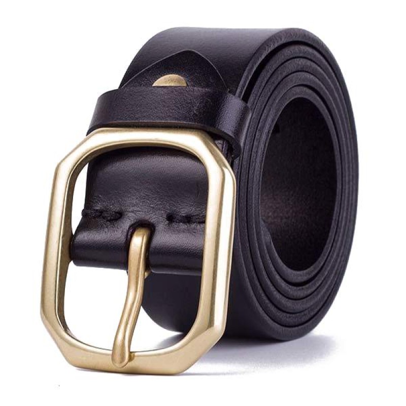 VINTAGE COWHIDE BELT 58689197W