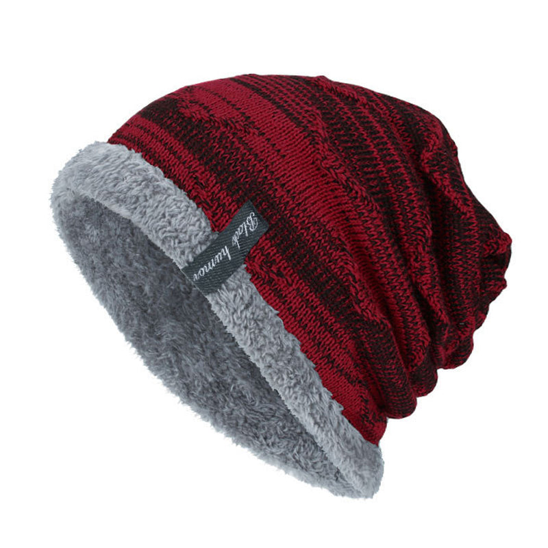 Mens Fleece Warm Knitted Hat 57515528Y